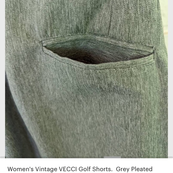 Women's Vintage VECCI Golf Shorts. - Picture 6 of 6